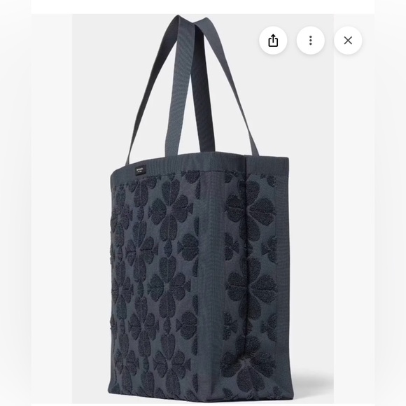 Kate Spade Brooke Spade Flower
Patterned Terry Large Tote, Blazer Blue NEW
NWT - Picture 2 of 7